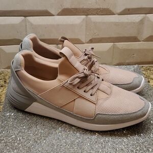 ALDO Women's Blush/Gray Sneakers - Size 12